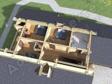 Проект дома ПД-001 3D план 5